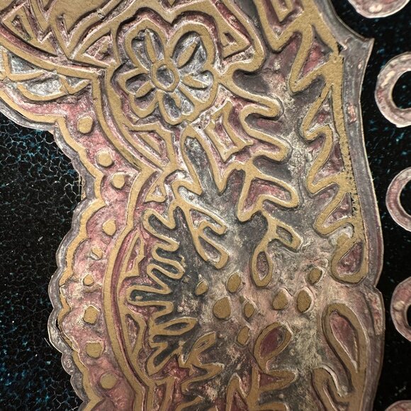 Singing Bowl Middle Eastern Tibetan Hand Etched Meditation Vintage Bowl READ - Picture 9 of 16